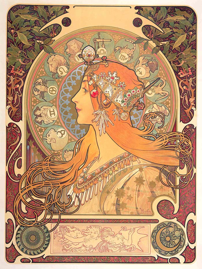 the french jewelry post - Les bijoux Art nouveau de Mucha