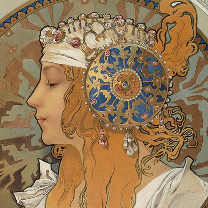 the french jewelry post - Mucha's Art Nouveau jewelry