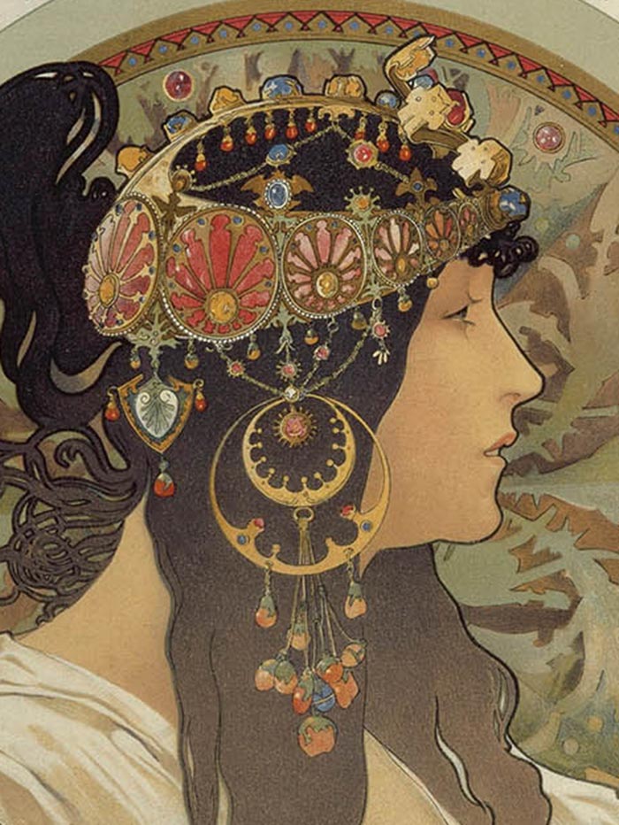 the french jewelry post - Mucha's Art Nouveau jewelry