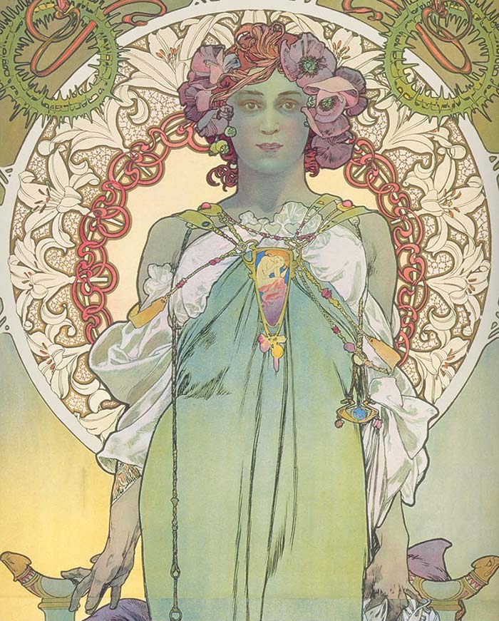 the french jewelry post - Les bijoux Art nouveau de Mucha