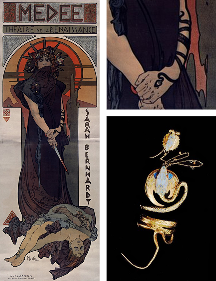 the french jewelry post - Les bijoux Art nouveau de Mucha