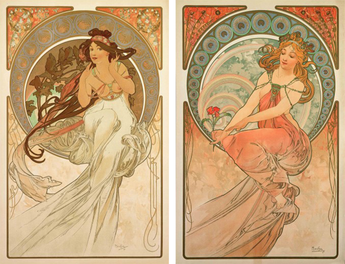 the french jewelry post - Les bijoux Art nouveau de Mucha