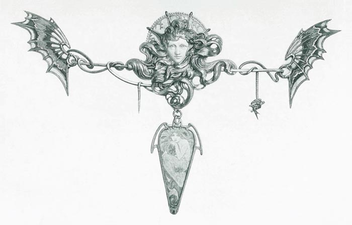 the french jewelry post - Mucha's Art Nouveau jewelry