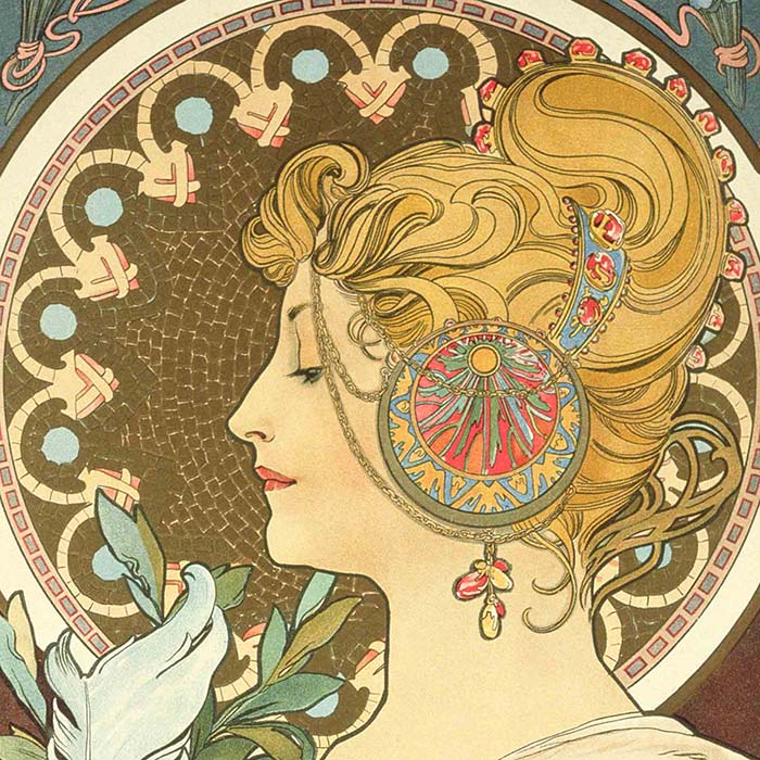 the french jewelry post - Les bijoux Art nouveau de Mucha