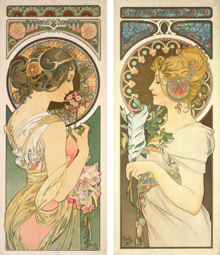 the french jewelry post - Mucha's Art Nouveau jewelry