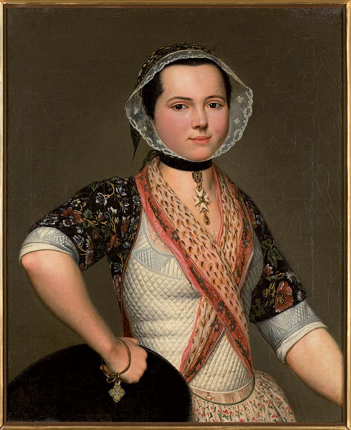 Portrait of an Arlesienne with the Maltese cross